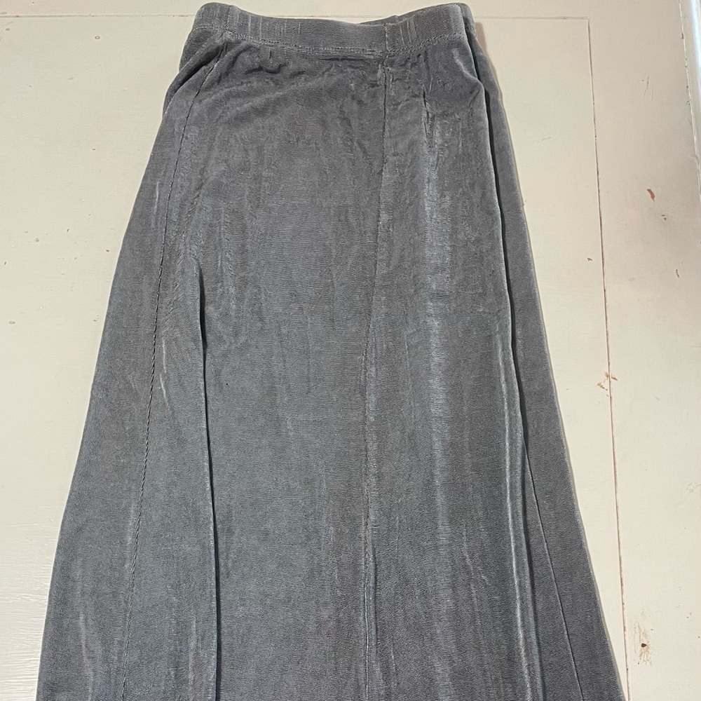 Size 1X Grey Collwater Creek Skirt